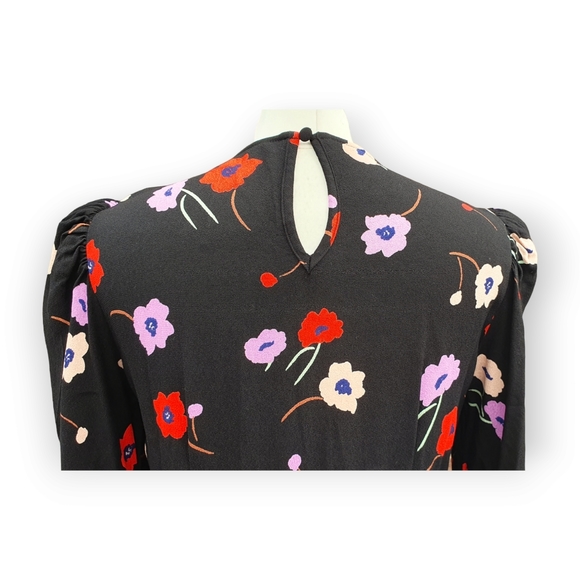 M&S X Ghost Floral Midaxi Midi Tea Dress Size 12 Christine Lampard Loose Women - Picture 8 of 15